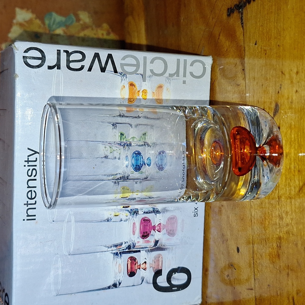 Intensity  Circleware 4 Oz Shotglasses NIB
